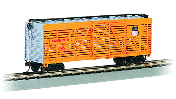 Bachmann Trains 18519 HO Scale Union Pacific 40' Stock Car #47754