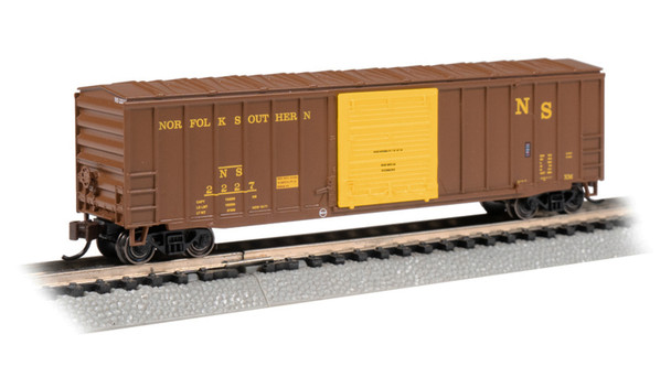 Bachmann Trains 19668 N Scale Norfolk Southern ACF 50'6" Outside-Braced Boxcar #2227