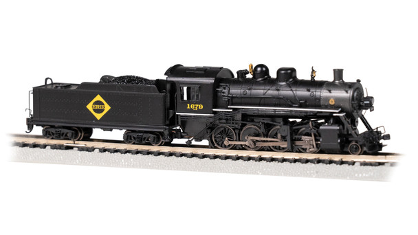 Bachmann Trains 54152 N Scale Erie Baldwin 2-8-0 Consolidation Steam #1679