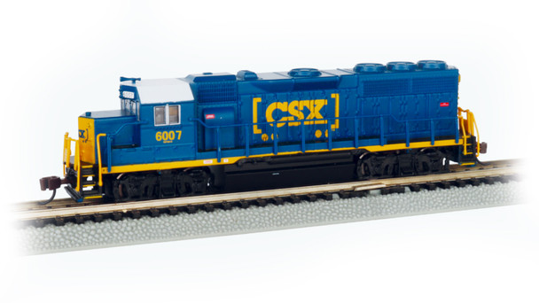 Bachmann Trains 66359 N Scale CSX EMD GP40 Diesel Locomotive #6007