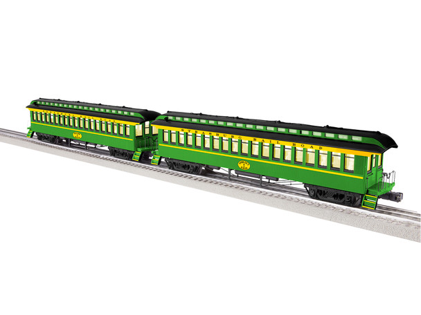 Lionel 2327090 O Scale Strasburg Railroad Coach 2-Pack B (1970s)