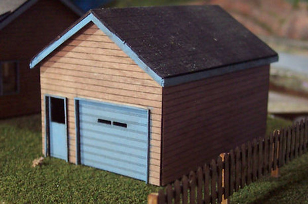 Osborn Model Kits 1026 HO Scale Garage (Wood Kit)