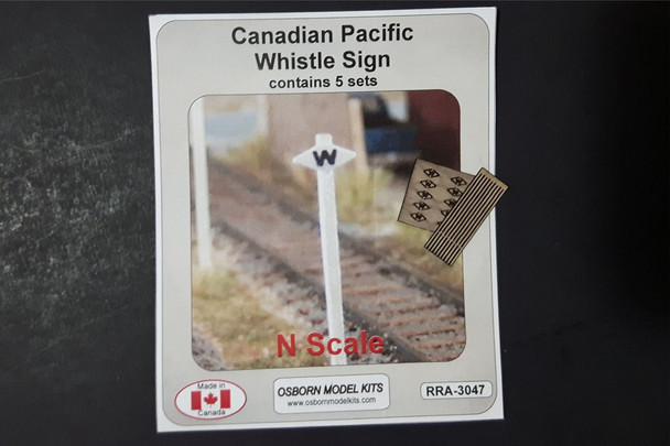 Osborn Model Kits 3047 N Scale Canadian Pacific Whistle Posts (Pack of 5) (Wood Kit)