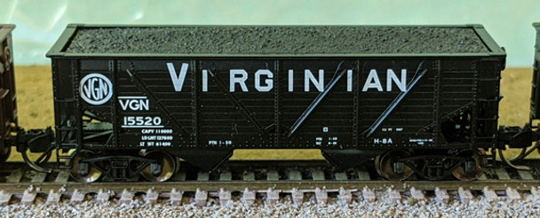 Bluford Shops 63218 N Scale Virginian 2-Bay War Emergency Composite Hopper 15297