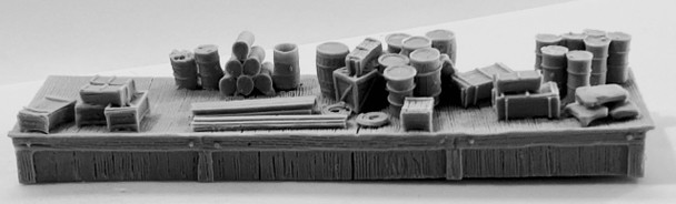 Bar Mills Models 2019 HO Scale 40' Loading Dock With Details (Kit)