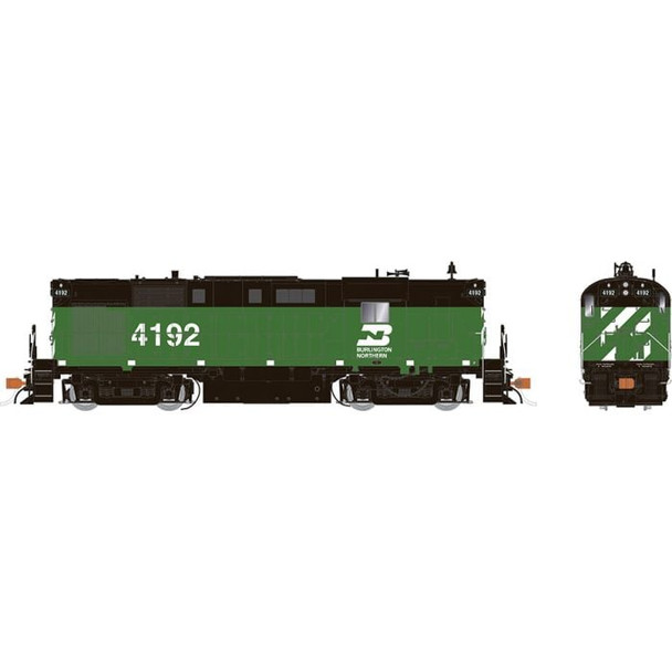 Rapido 31055 HO Burlington Northern RS-11 Green and Black Diesel Locomotive 4195