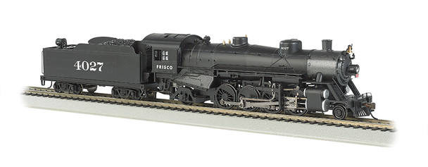 Bachmann 54405 HO Scale Frisco Class Light 2-8-2 Steam Locomotive #4027