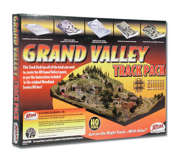 Woodland Scenics 1183 HO Scale Grand Valley Track Pack