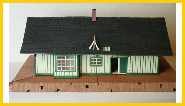 Rslaserkits 2024 HO Scale The Cheltenham Station (Wood Kit)