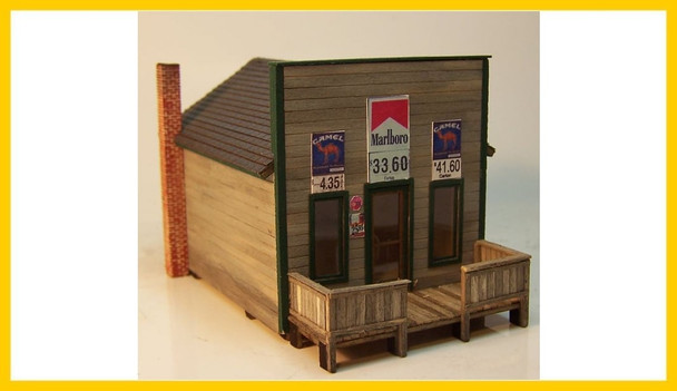 Rslaserkits 2038-B HO Scale Toms Country Store (Wood Kit)