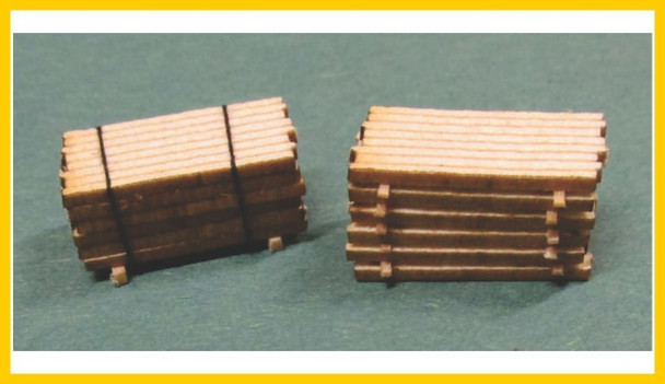 Rslaserkits 2523 HO Scale Lumber Stacks - 16 Foot Long