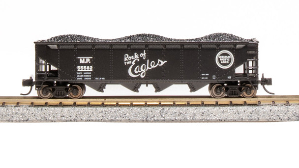Broadway Limited 7430 N MP ARA 70-Ton Quad Hopper Route of the Eagles (Pack of 4)