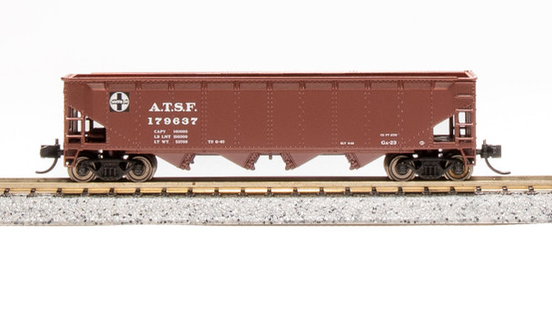 Broadway Limited 7433 N Scale ATSF ARA 70-Ton Quad Hopper Fantasy Paint Scheme (4)