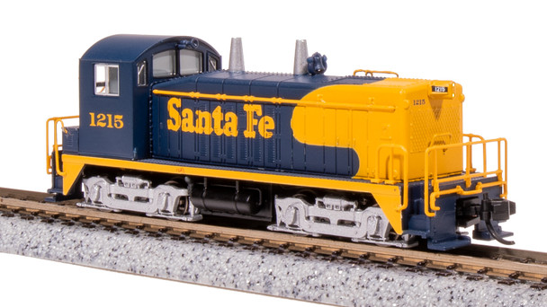 Broadway Limited 7480 N Scale ATSF EMD NW2 Yellow Bonnet Diesel Locomotive #1215