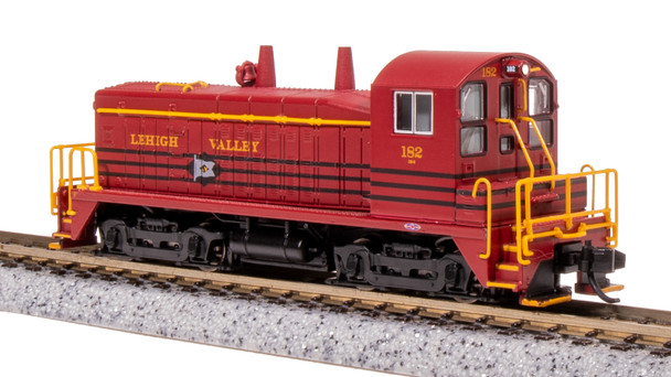 Broadway Limited 7495 N Lehigh Valley EMD NW2 Diesel Locomotive Red & Black #185