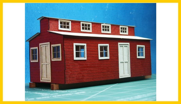 Rslaserkits 1019 O Scale Logging Camp Bunk House (Wood Kit)