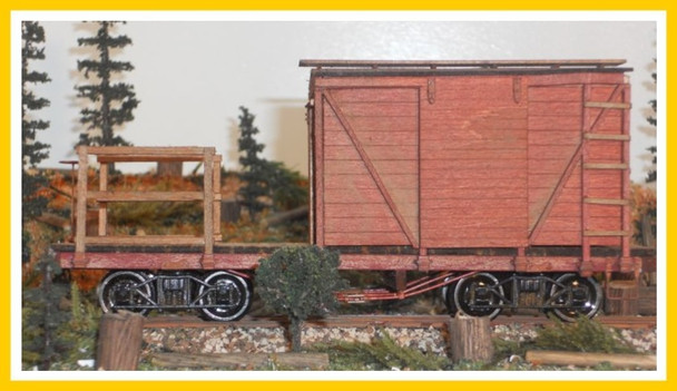 Rslaserkits 1402 O Scale 24' MOW/ Caboose (Wood Kit)