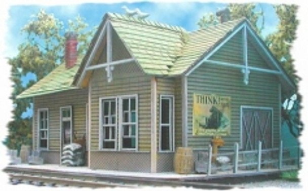 Bar Mills Models 0911 HO Scale Whistlestop Junction (Kit)