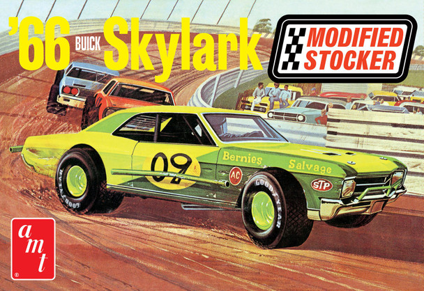 AMT 1398 1/25 Scale 1966 Buick Skylark Modified Stocker Plastic Model Kit