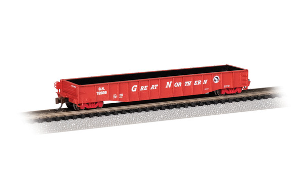 Bachmann Trains 73971 N Scale Great Northern 52'6" Drop-End Gondola #72826