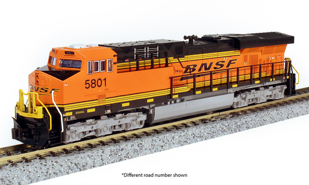 Kato 176-8953 N Scale BNSF "Swoosh" GE ES44DC Diesel Locomotive #5953