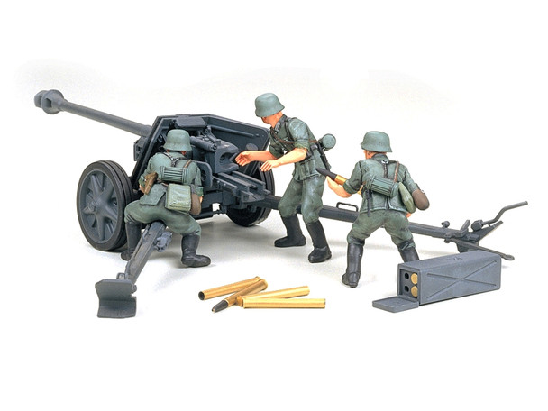 Tamiya Models 35047 1/35 Scale German 75mm Anti Tank Gun Kit