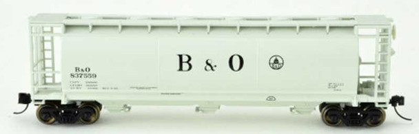 Bowser 38136 N Scale Baltimore & Ohio Cylindrical Hopper Car #837564