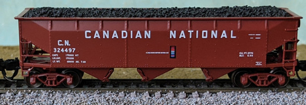 Bluford 74031 N Canadian National 12" Billboard 3-Bay Offset Side Hopper #324736