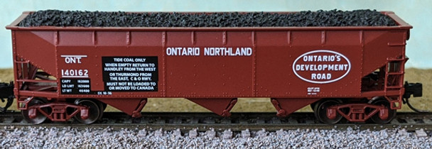 Bluford Shops 74114 N Ontario Northland C&O 3-Bay Offset Side Hopper #140120