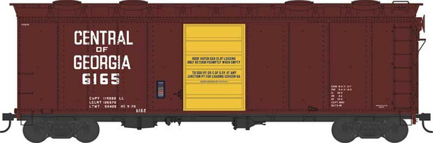 Bowser 43151 HO Scale Central of Georgia w/Hatches 40' Boxcar #6161