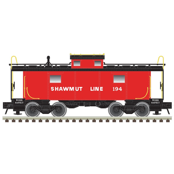 Atlas Model Railroad 20007013 HO Scale Pittsburg & Shawmut NE-6 Caboose #194