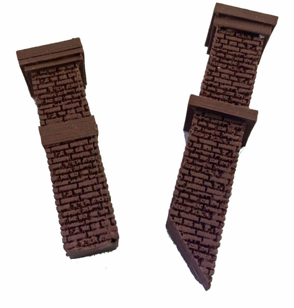 Bar Mills Models 04033 O Scale Aged Tall Chimneys