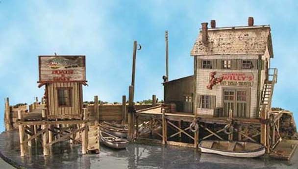 Bar Mills Models 0921 N Scale Waterfront Willys (Wood Kit)