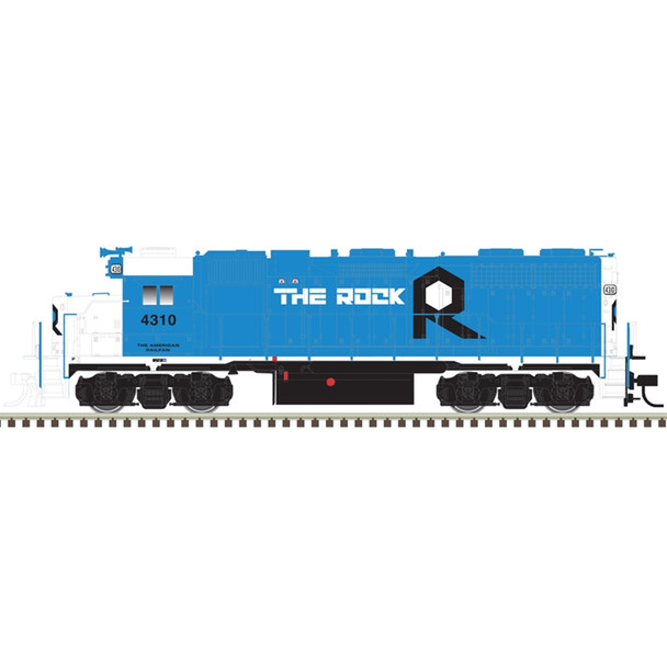 Atlas 10004063 HO Rock Island Rail Silver GP38 Diesel Locomotive #431