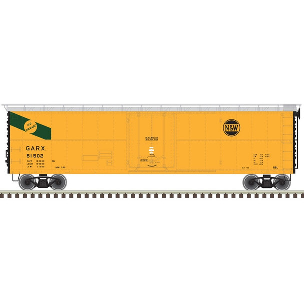 Atlas Model Railroad 20005798 HO Scale Norfolk & Western 50' GARX Reefer #51502