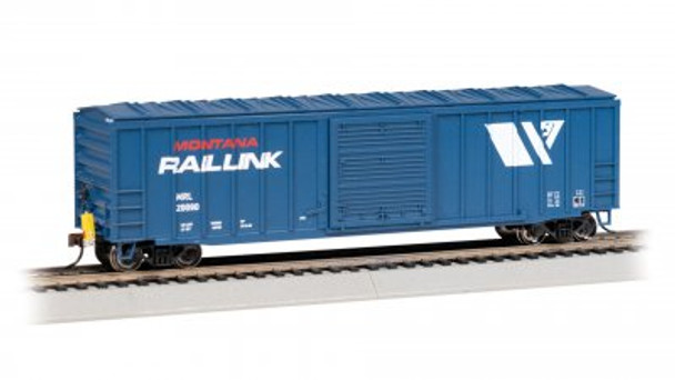 Bachmann 14912 HO Montana Rail Link 50' Outside Braced Boxcar with Fred #20090