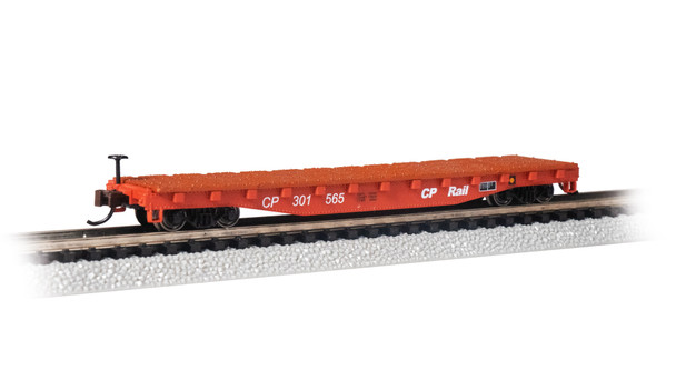 Bachmann Trains 17355 N Scale CP Rail 52' Flatcar #301565