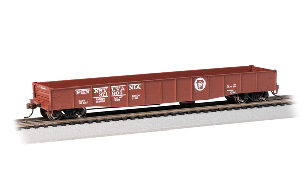 Bachmann Trains 74805 HO Pennsylvania Railroad 50'6" Drop End Gondola #371604