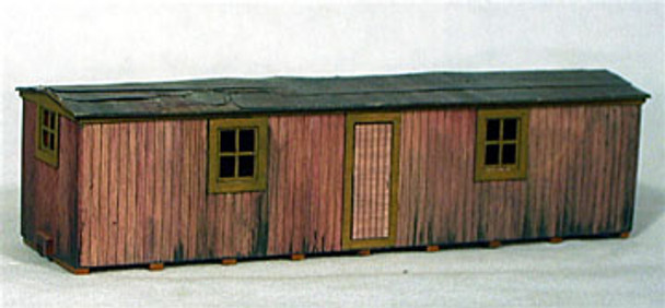 Banta ModelWorks 2106 HO Scale Ridgway Boxcar Storage Shed (Laser Cut Wood Kit)