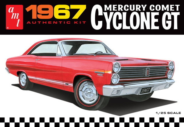 AMT 1386 1:25 Scale 1967 Mercury Cyclone GT Model Kit