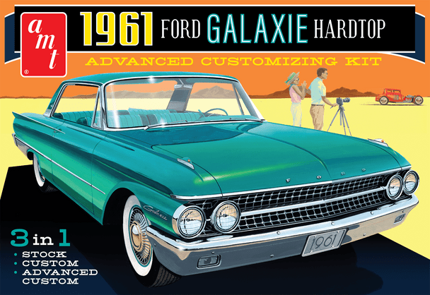 AMT 1430 1:25 Scale 1961 Ford Galaxie Hardtop Model Kit