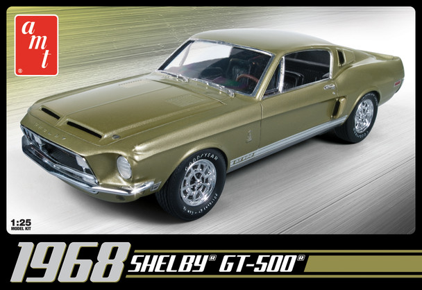 AMT 634M 1:25 Scale 1968 Shelby GT 500 Model Kit