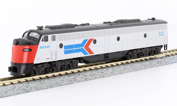 Kato 176-5347-DCC N Scale Amtrak E8A Phase I w/Pre-Installed DCC #322