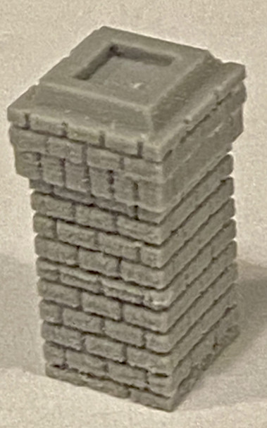 Bar Mills Models 02034 HO Scale Square Chimney 3 Pack Kit