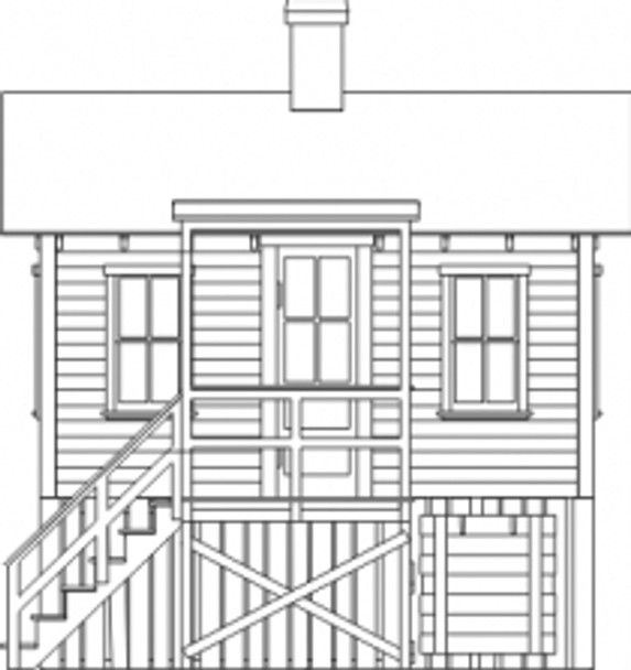 Bar Mills Models 0432 HO Scale Office at Cranberry Yard Kit