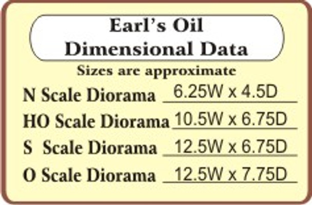 Bar Mills Models 0801 N Scale Earl's Oil Kit