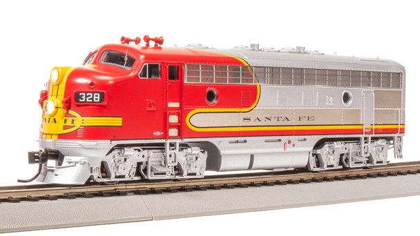 Broadway Limited 8198 HO Scale ATSF EMD F7A Warbonnet 1950's Details #334L