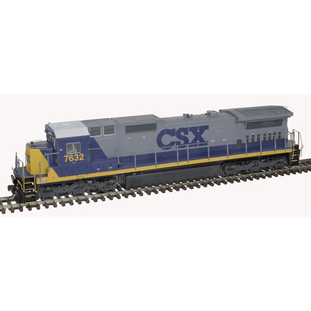 Atlas Model Railroad 10004198 HO CSX White Roof Dash 8-40C Gold Diesel #7636