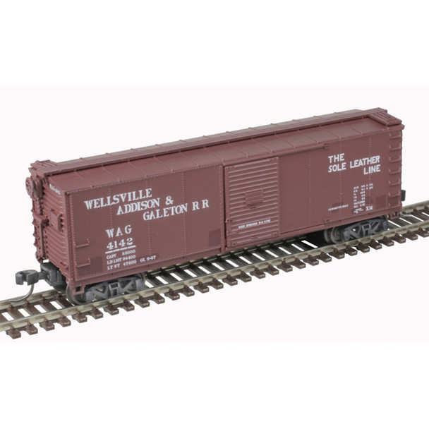 Atlas 50006401 N Wellsville Addison & Galeton RR USRA Steel Rebuilt Box Car 4142