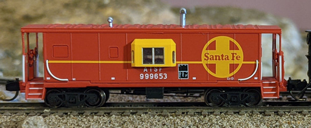 Bluford Shops 41150 N Scale Santa Fe Phase 1 ICC Bay Window Caboose #999654